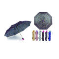 Pompon 3 Fold Manual Aluminium Light Umbrella (YS-3FM21083946R)